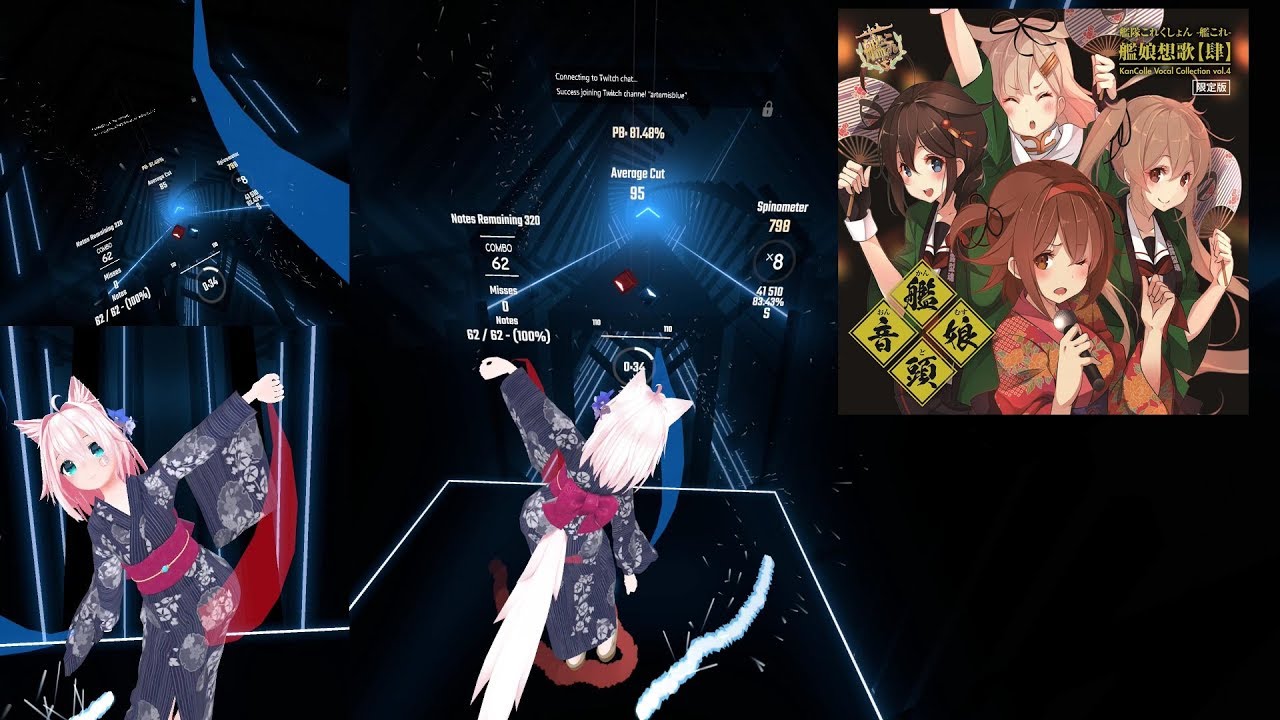 [Beat Saber] Kanmusu Ondo Full Body Tracking