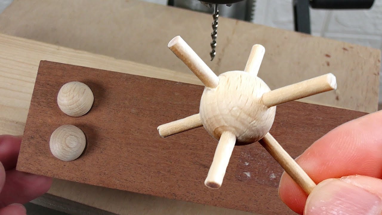 Perfect 90º Holes in Wooden Balls and Beads