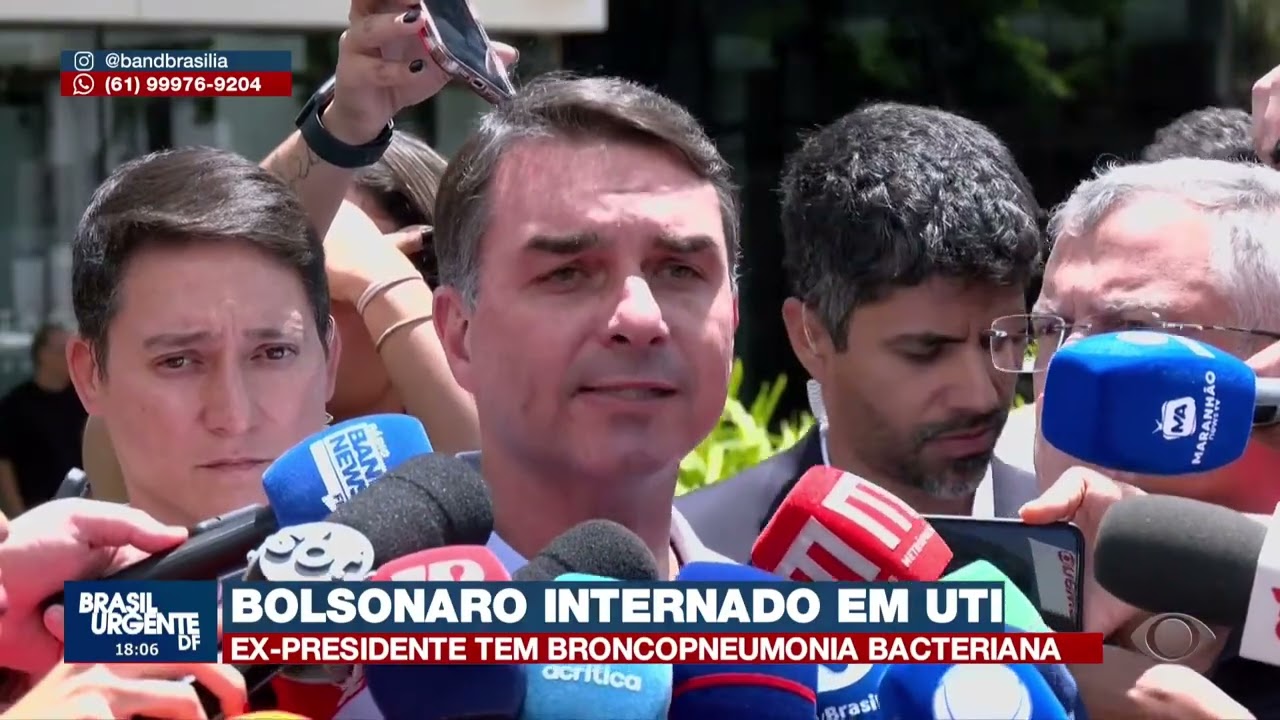 Bolsonaro internado em UTI: ex-presidente tem broncopneumonia bacteriana