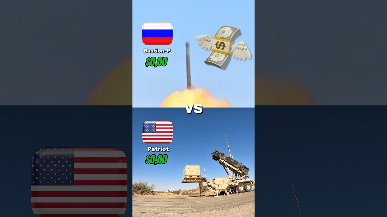 Bastion-P против MIM-104 Patriot🔍 - Сравнение стоимости запуска ракетной системы #противокорабель...