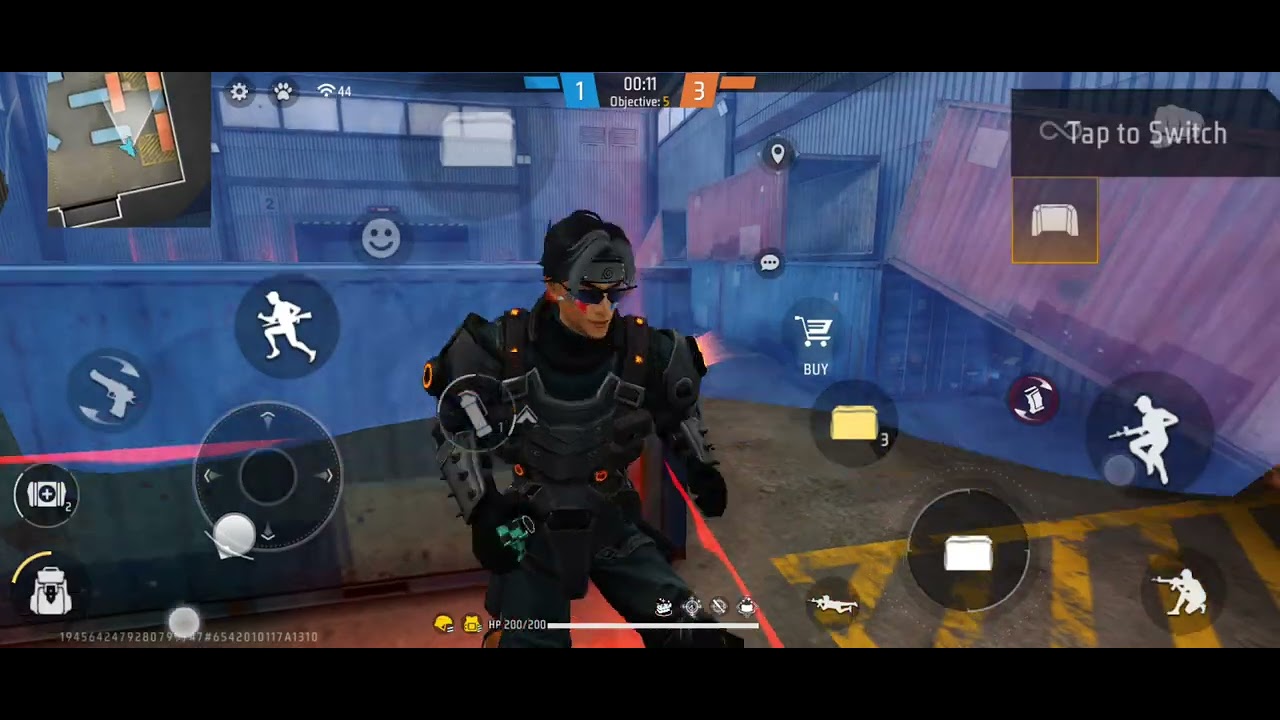 Free fire solo vs squad 1v1 गेम प्ले वीडियो 😁💪