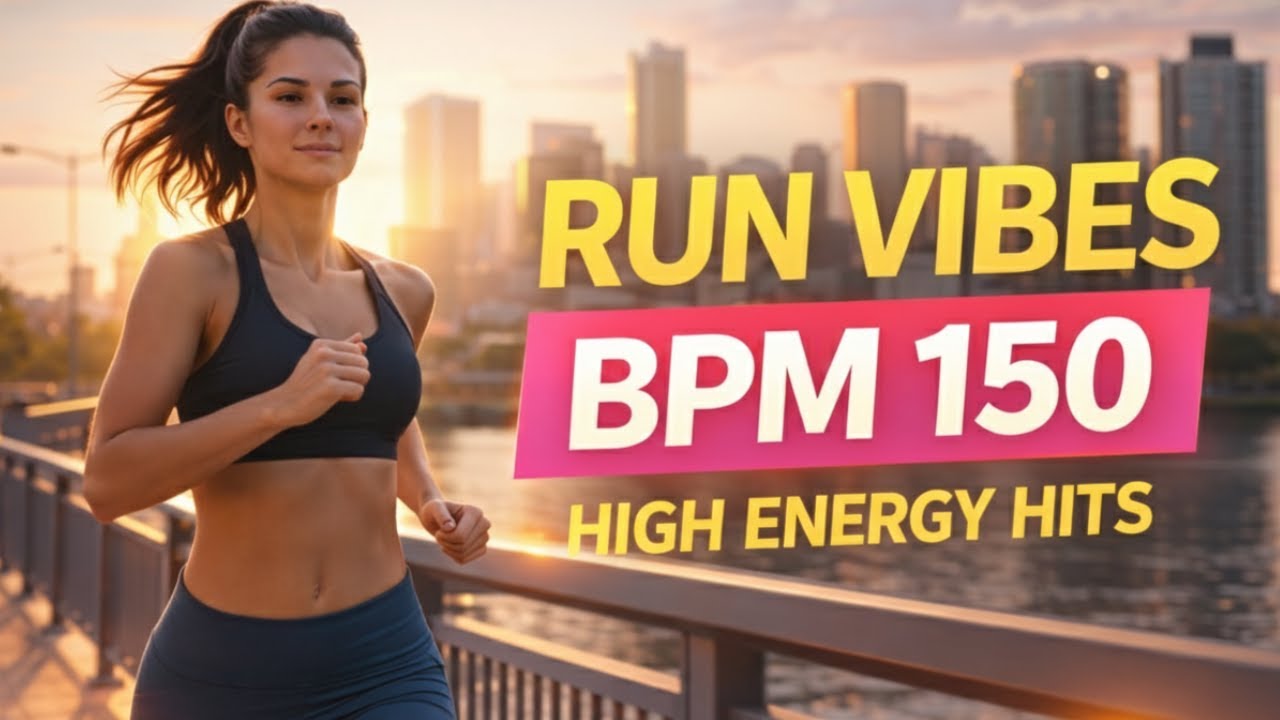 【洋楽PLAYLIST】BPM150🔥走り続けられるPOP×ROCK｜ランニング・ワークアウト用RUN VIBES（60分）