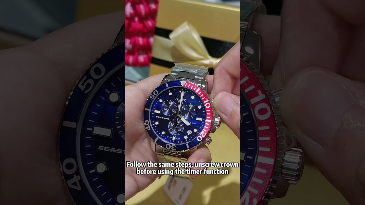 Teaching Video About How To Adjust Tissot Seastar 1000 Chronograph Quartz