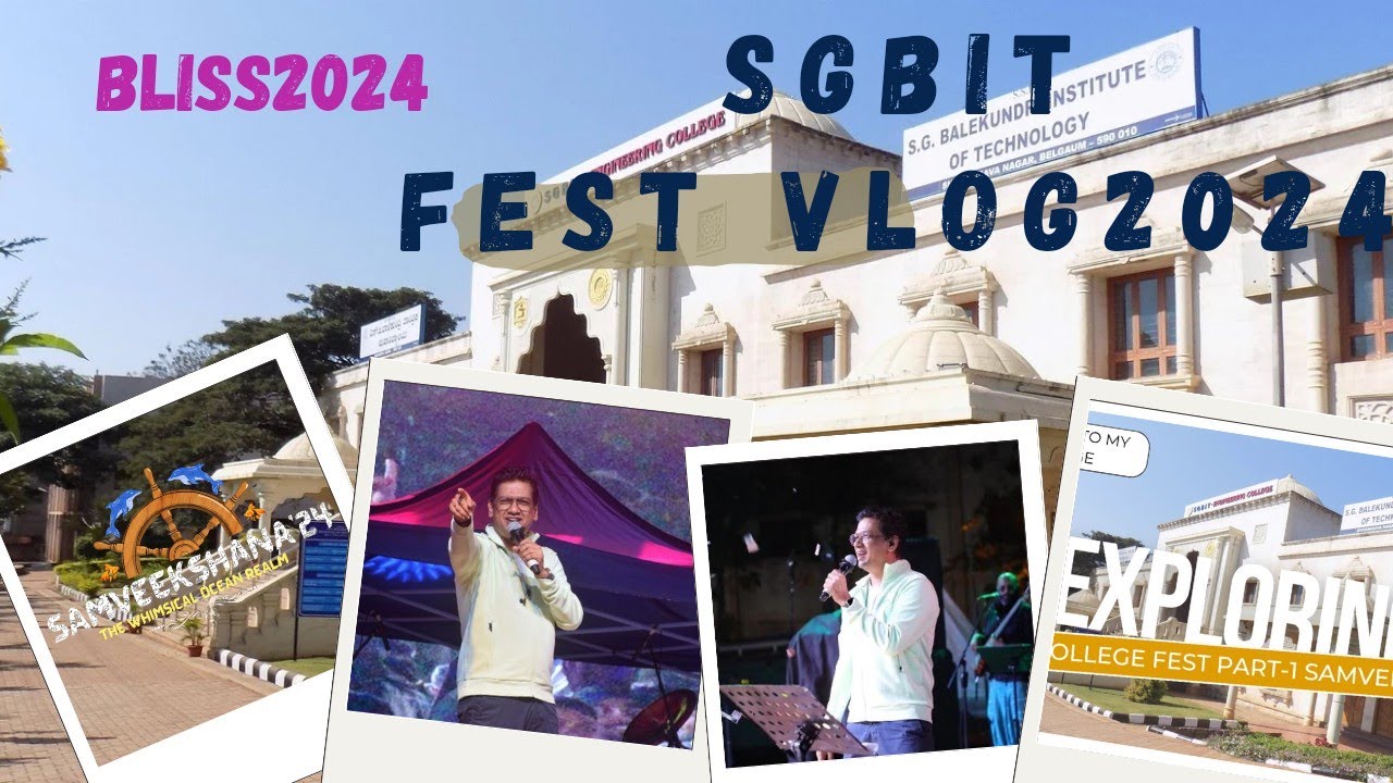 SGBIT  college fest vlog part-02 based on BLISS 2024 #vinkirohanvlog #vlog
