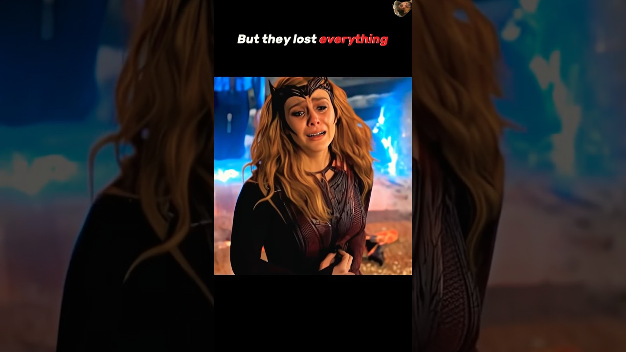 They lost everything😢💐#marvel #mcu #avengers #doctorstrange #thor #wanda #spiderman #ironman