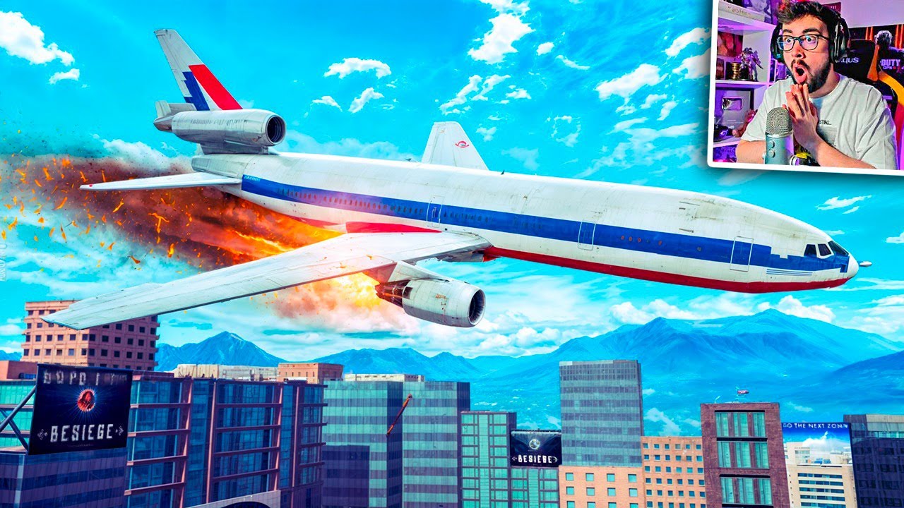 ATERRIZAJES DE EMERGENCIA Y ACCIDENTES DE AVIONES 😱 | Besiege Español