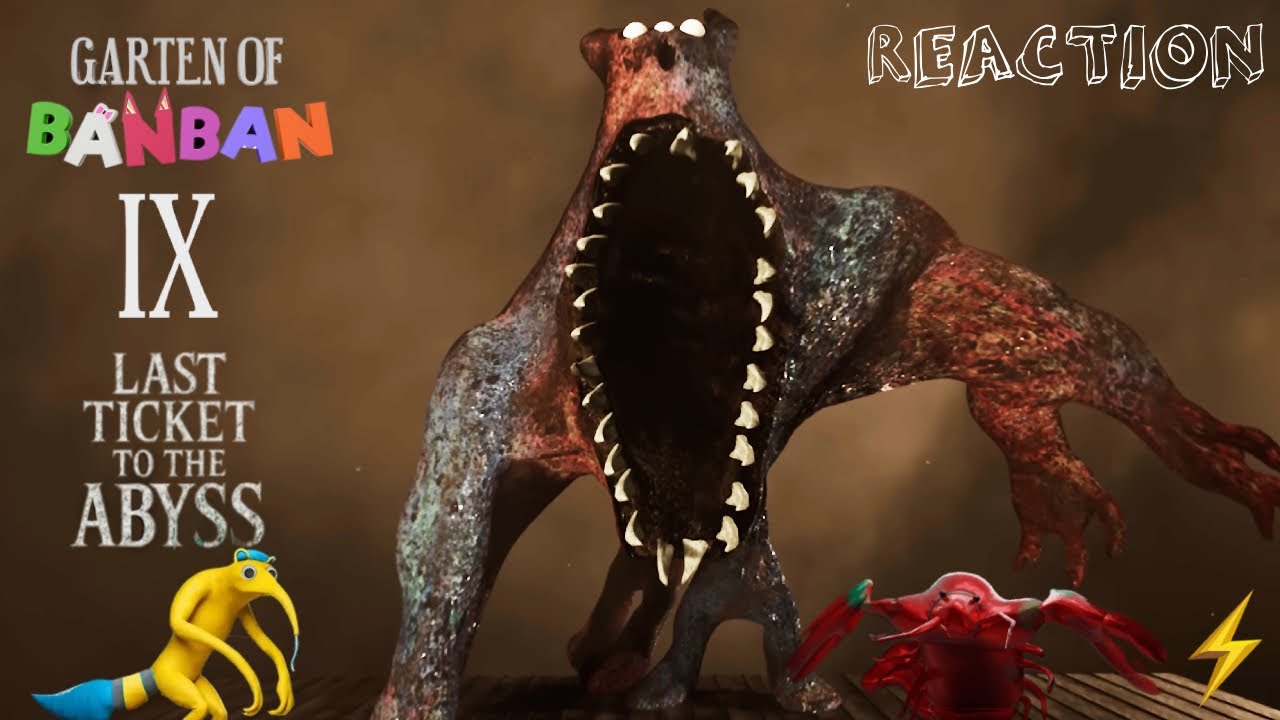 Just What Is This MONSTROSITY!!! | Garten Of Banban 9 (REACTION)