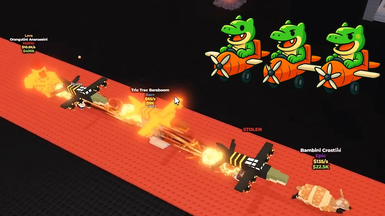[Steal a Brainrot] Трансформируется ли Bombardino Crocodilo в воздухе!? Проверка слухов [ROBLOX]