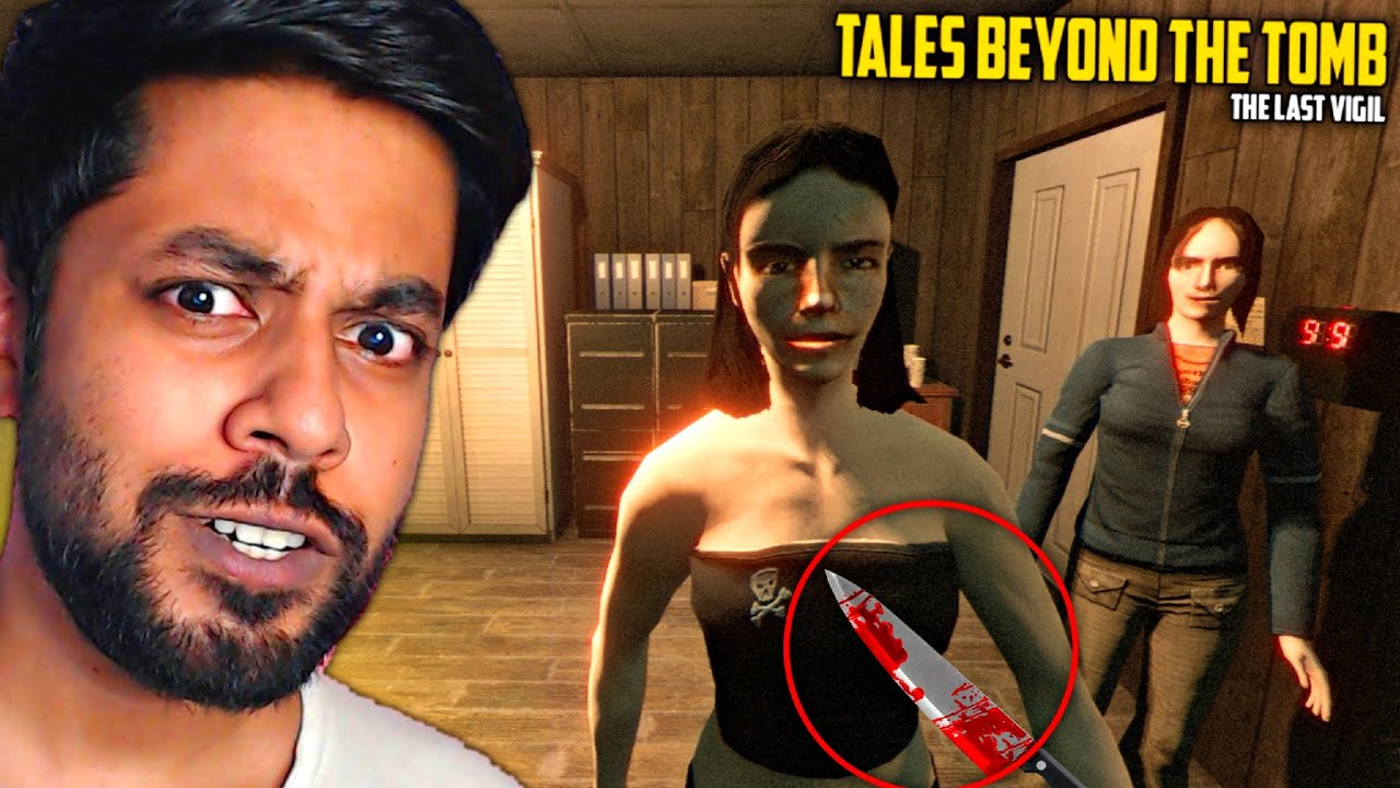 I WENT TO HORROR GRAVEYARD AS A SECURITY ! | Tales beyond Tomb Last vigil | Horror gameplay| Mr IG