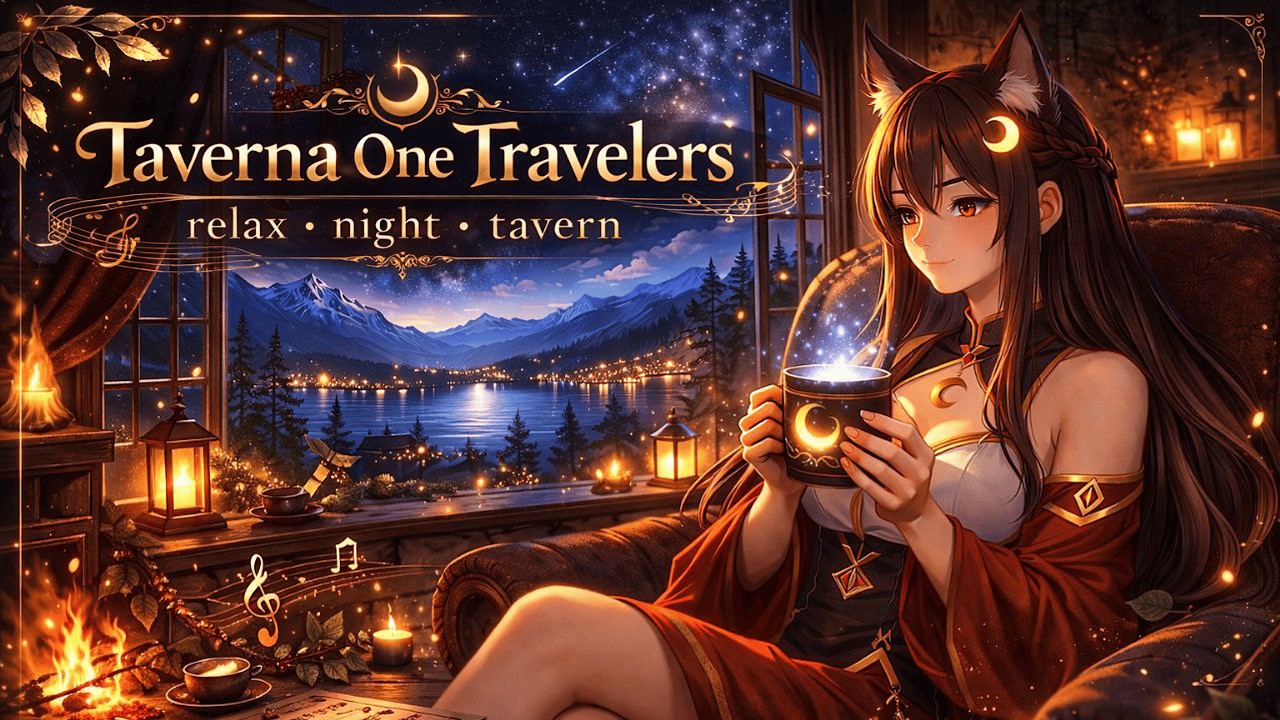 🔸Taverna ONE Travelers🔸– Lisiya’s Cozy Tavern | Relaxing Night Music 🌙