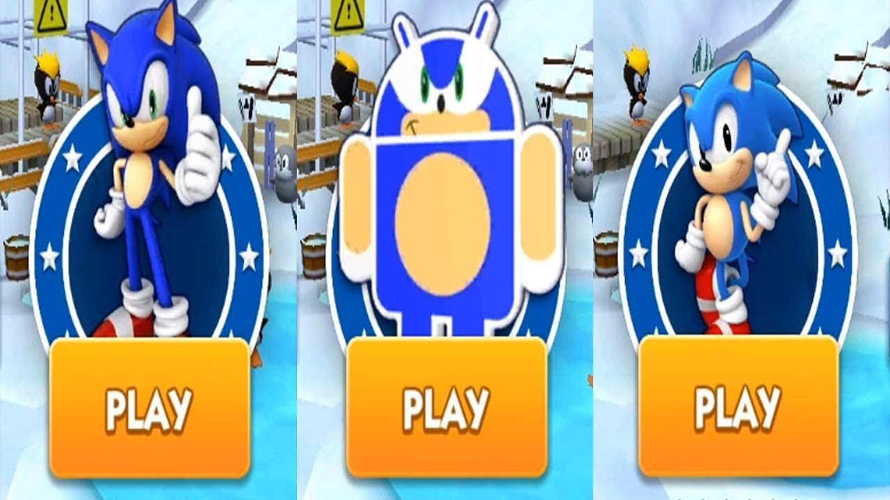 Sonic Dash Android Gameplay - SONIC VS ANDRONIC VS CLASSIC SONIC #3