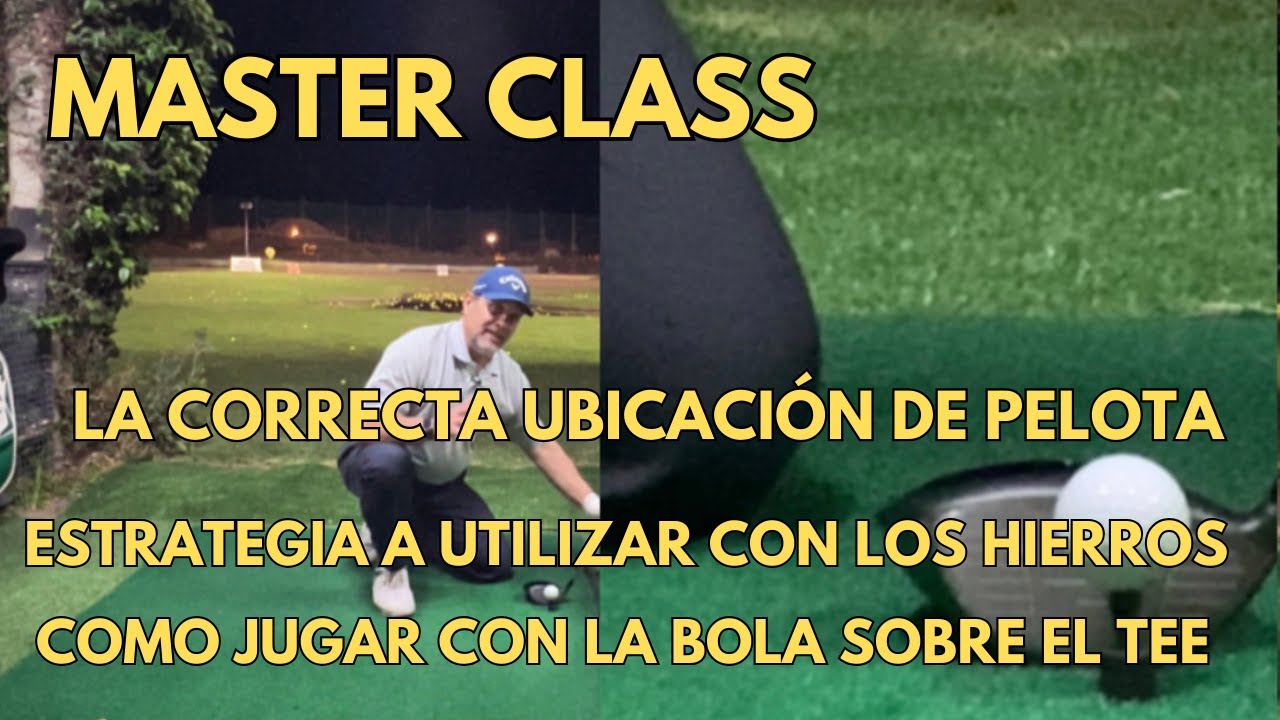 [Master Class] Golf swing- Como pegar desde el Tee de salida -Estrategias a utilizar con los hierros