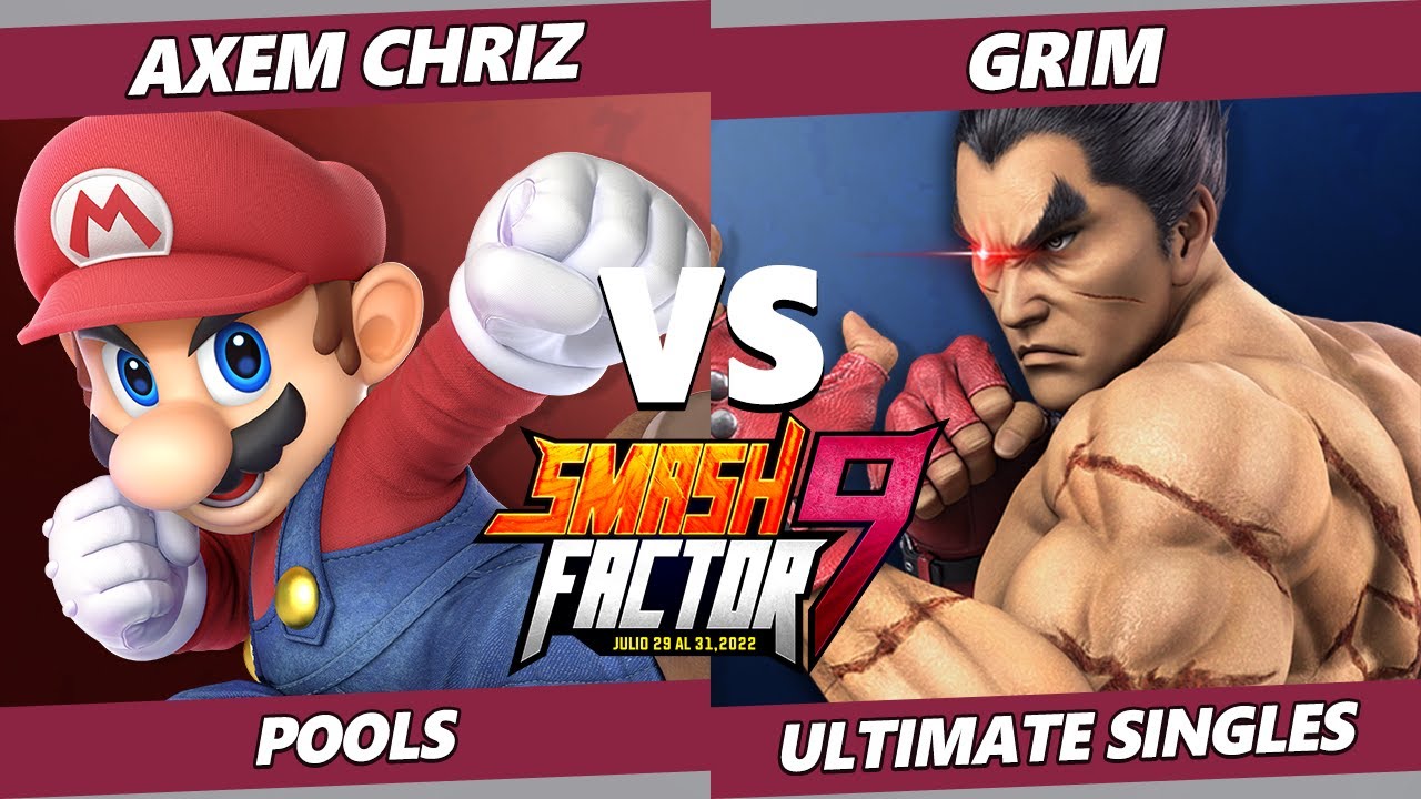 Smash Factor 9 - Axem Chriz (Mario, Mega Man) Vs. Grim (Kazuya) SSBU Ultimate Tournament