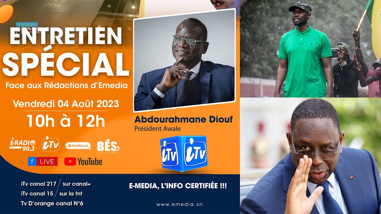 🛑  |DIRECT| ENTRETIEN SPÉCIAL DR ABDOURAHMANE DIOUF FACE AUX RÉDACTIONS D'EMEDIA