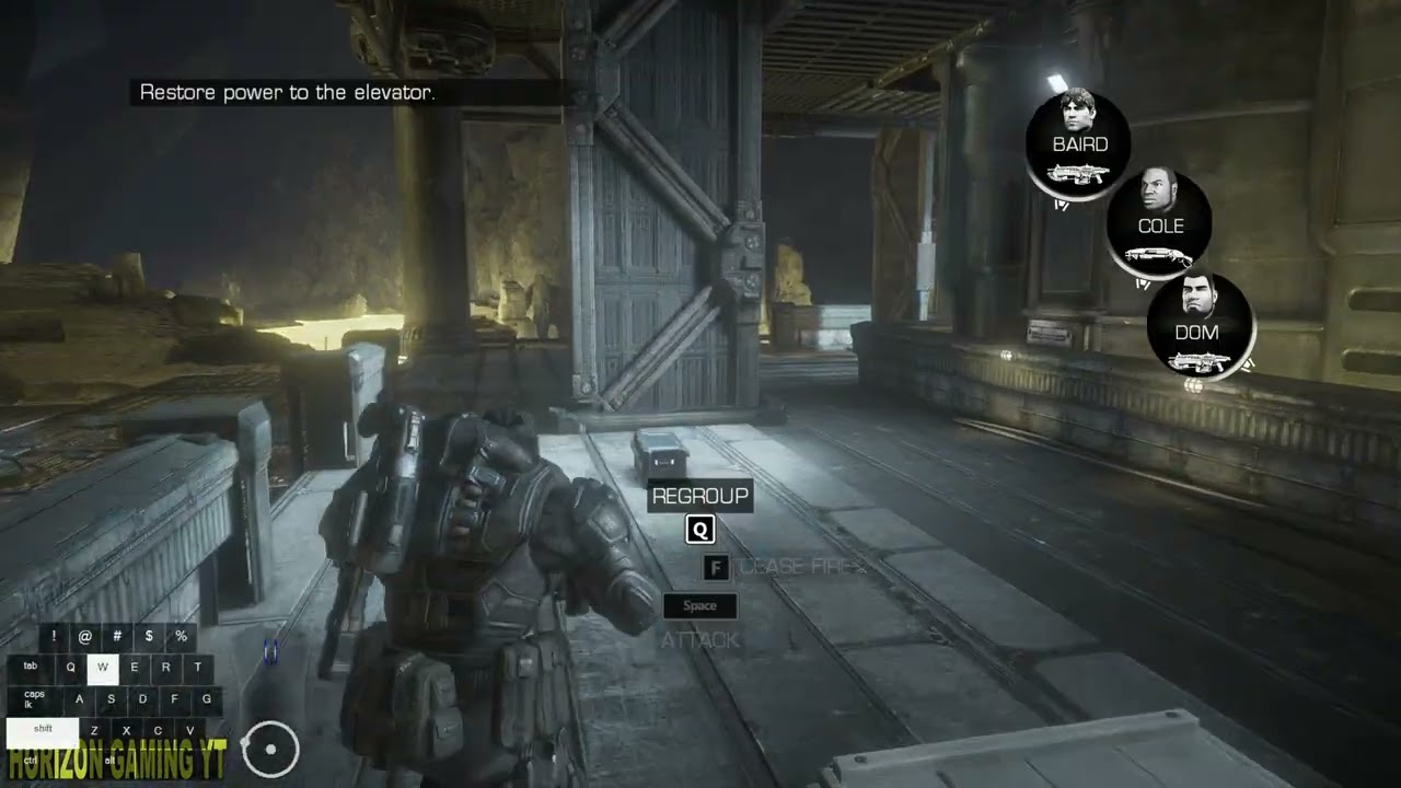 How to Finish Restore power to the elevator in Act 3 Tip of the Iceberg - Gears of War Reloaded