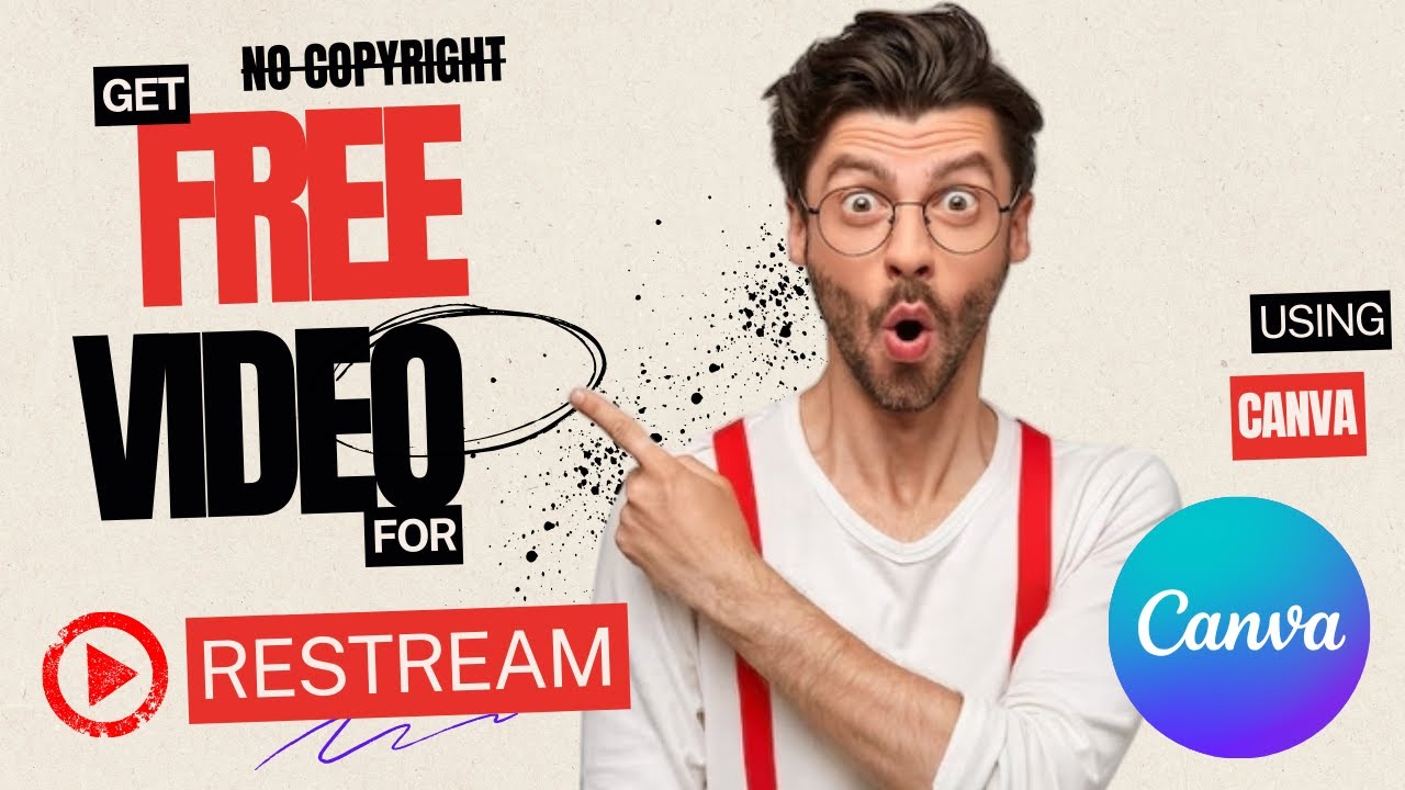 3 Ways To Get Copyright-FREE Videos for RESTREAM Using Canva | Canva Tutorial