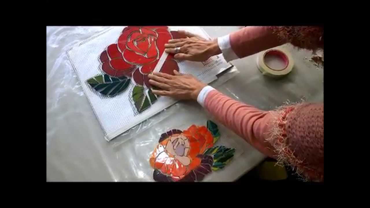 Taller de mosaico Lorena Faiad  / técnica malla