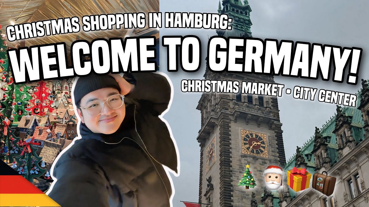 Exploring GERMANY: CHRISTMAS SHOPPING in HAMBURG! 🇩🇪 | Ivan de Guzman
