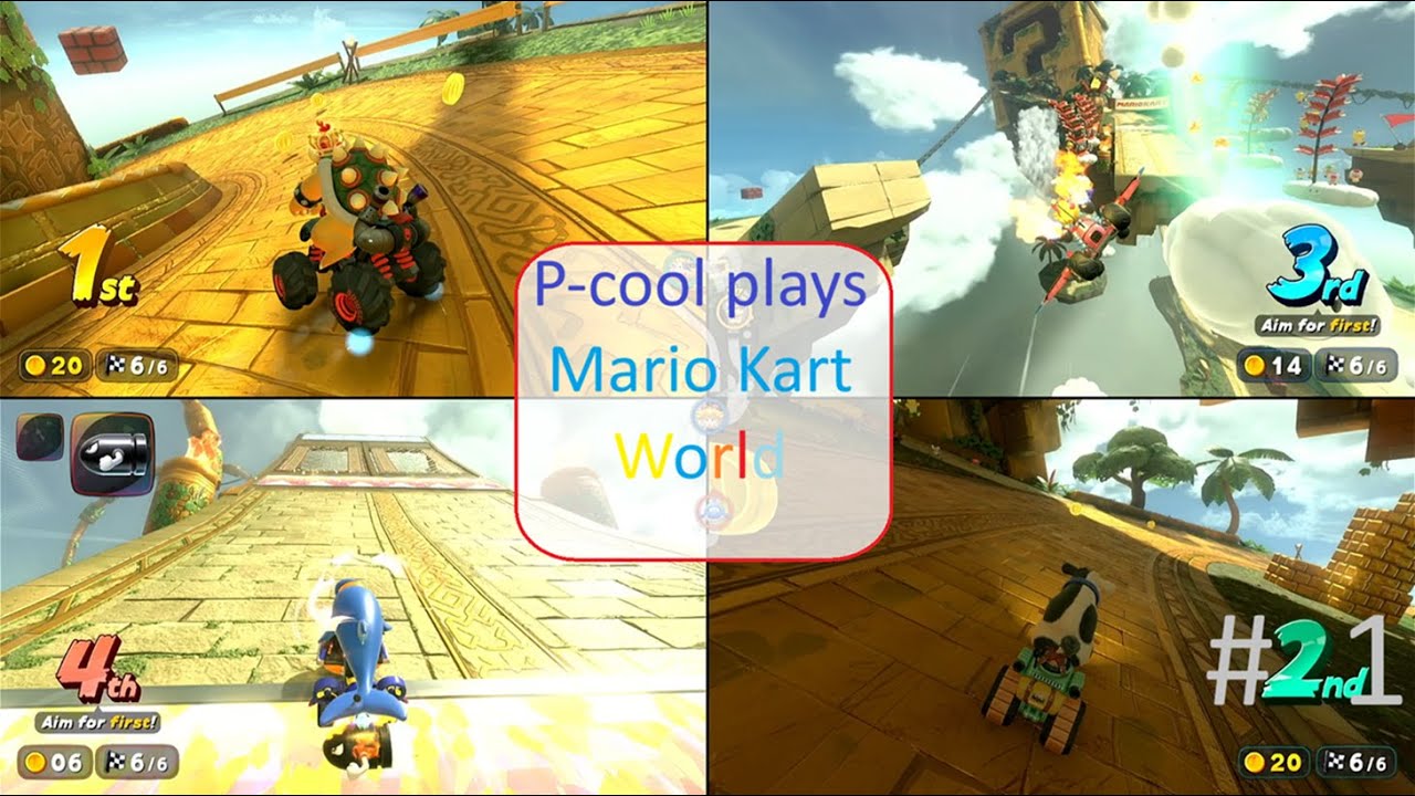 Mario Kart World part 21 (Knockout Tour, 4 player)