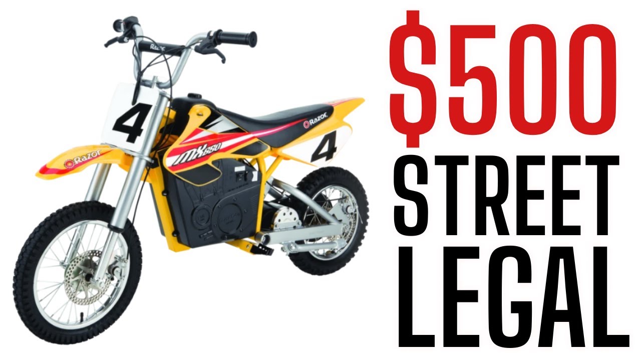 this $500 electric pit bike is STREET LEGAL