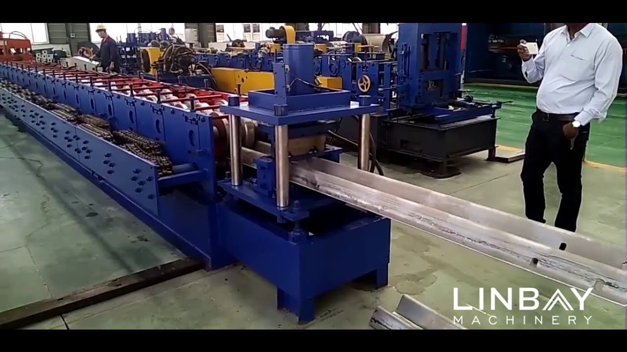 【Highway Guardrail】Linbay-W beam Highway guardrail roll forming machine