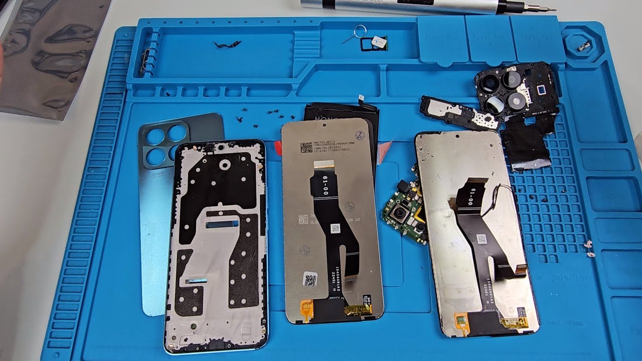 Honor X8a zamena ekrana,los za servis slabasne komponente.