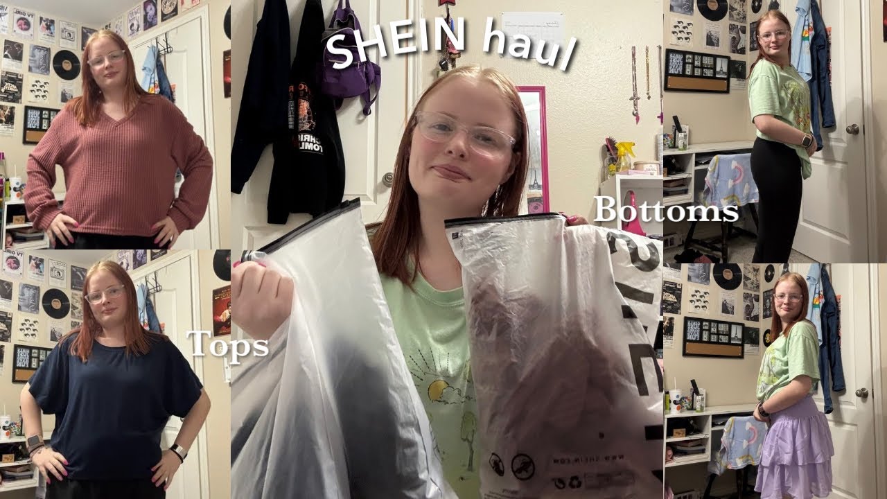 SHEIN Haul — Trying On Cute Tops & Bottoms! #sheinhaul #clothinghaul #tryonhaul #outfitideas #haul 
