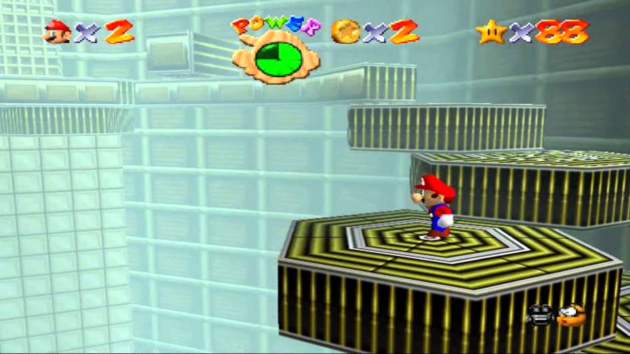 Super Mario 64 - Horloge Tic-Tac - Etoile 2 : Les trous et le pendule
