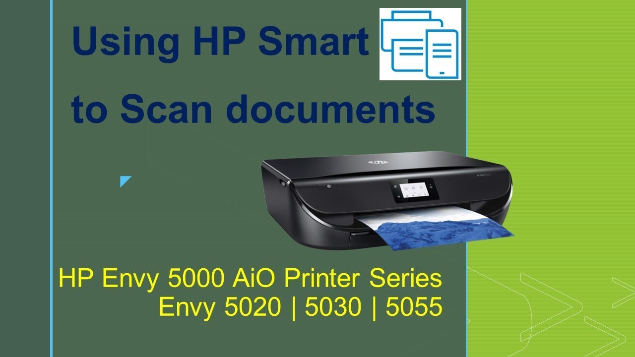 HP Envy 5020 | 5030 | 5055 : Scan multiple pages and save as a PDF document using HP Smart