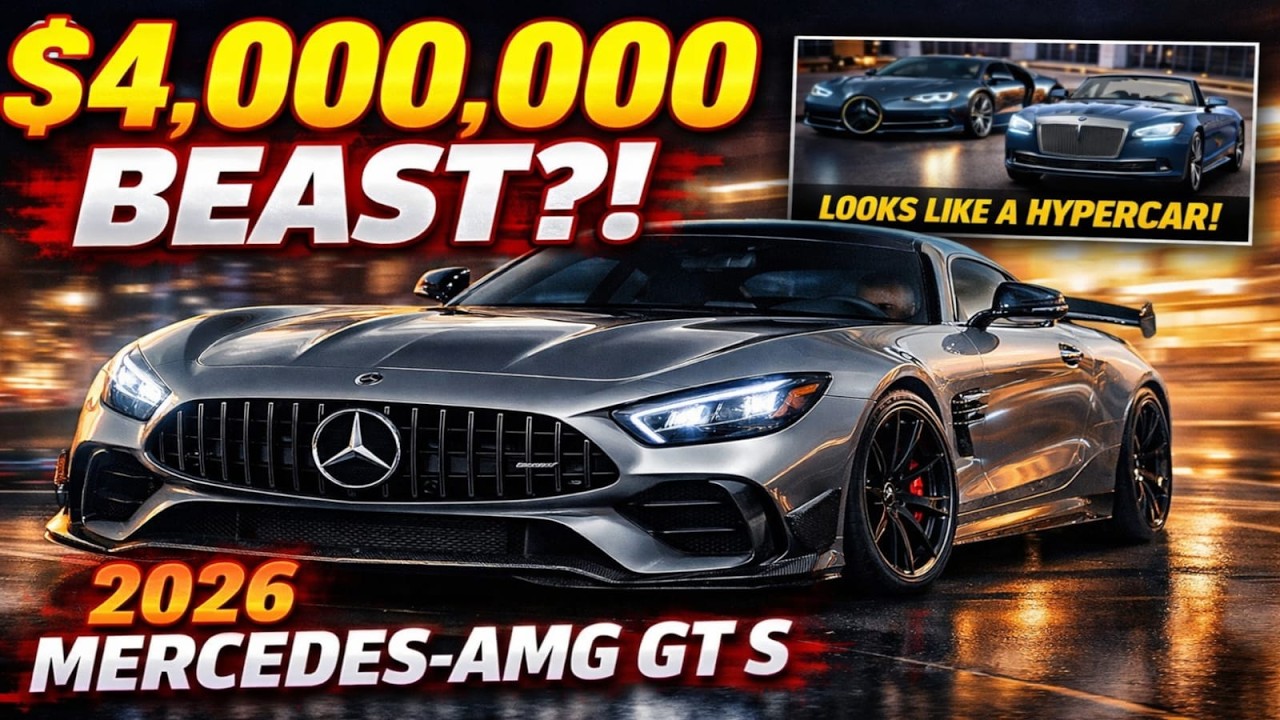 Этот AMG GT S 2026 года выглядит как гиперкар за 4 миллиона долларов… Но это не так.