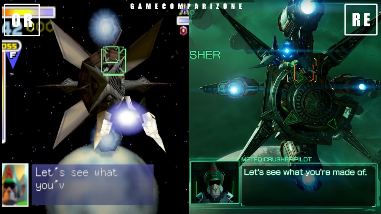 Выглядит очень достойно &mdash; Star Fox 64: сравнение босса Метео в оригинале и ремейке #switch2