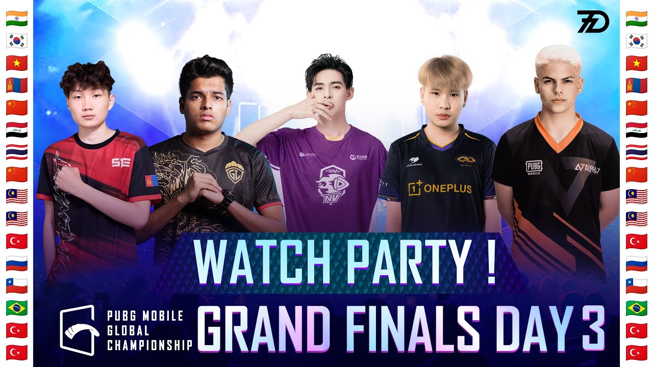 [ENGLISH] PMGC 2021 Grand Finals Watch Party | Day 3 |FT: #NVXQF #GODL #STE #NGX #NAVI #A7 #TS| PMCE