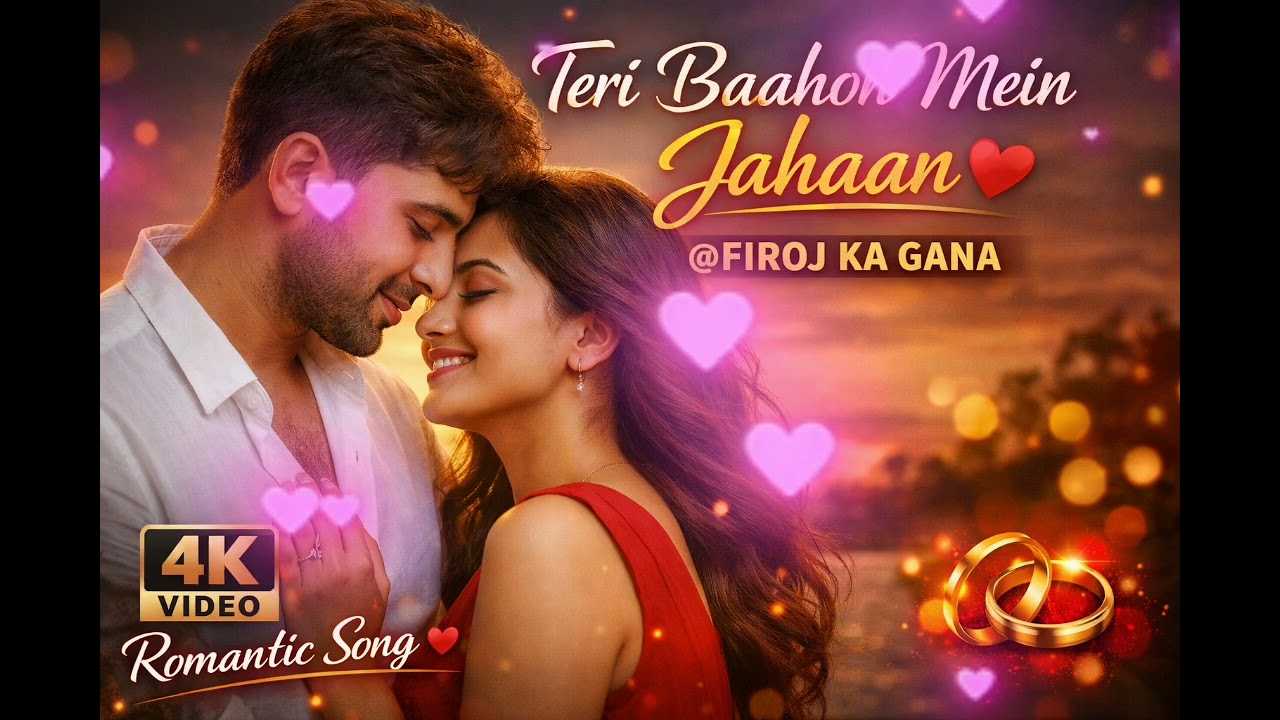 🎵 Title: “Teri Baahon Mein Jahaan”(Romantic Love Song)🎶 Intro (Soft Music)Teri aankhon ka ye noor,Me