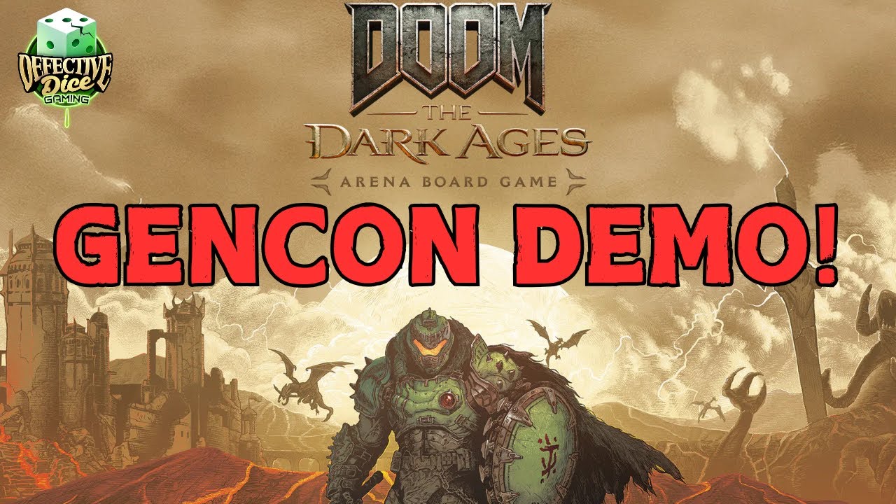 Doom Arena Board Game Demo at Gencon 2025!