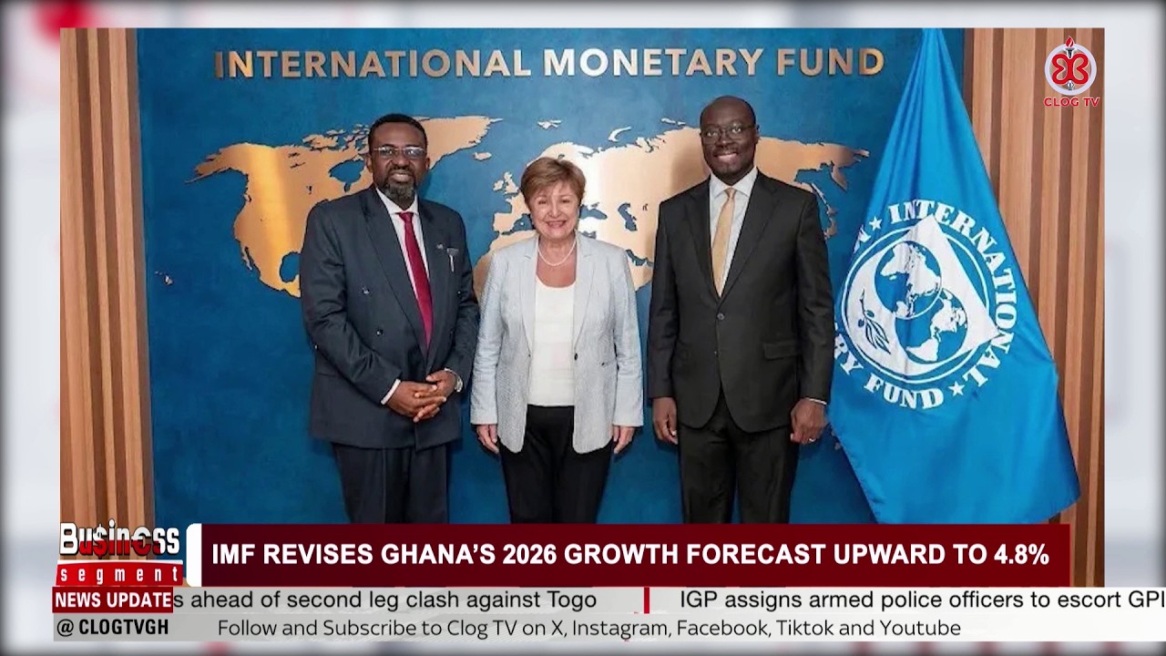 IMF REVISES GHANA'S 2026 GROWTH FORECAST UPWARD TO 4.8%