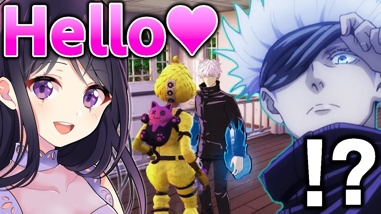 五条悟に外国人のフリして口説いてみた💕(呪術廻戦)【フォートナイト/Fortnite】