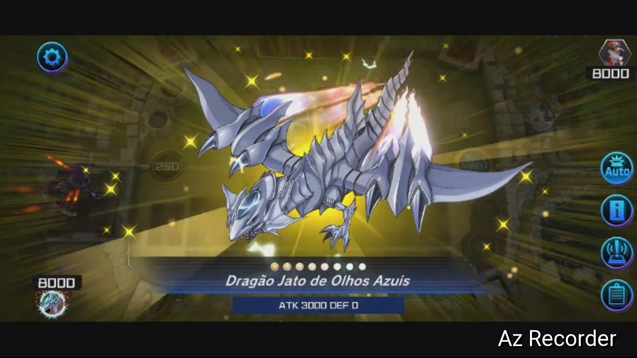 Dragão branco de olhos azuis vs cálice mundial 