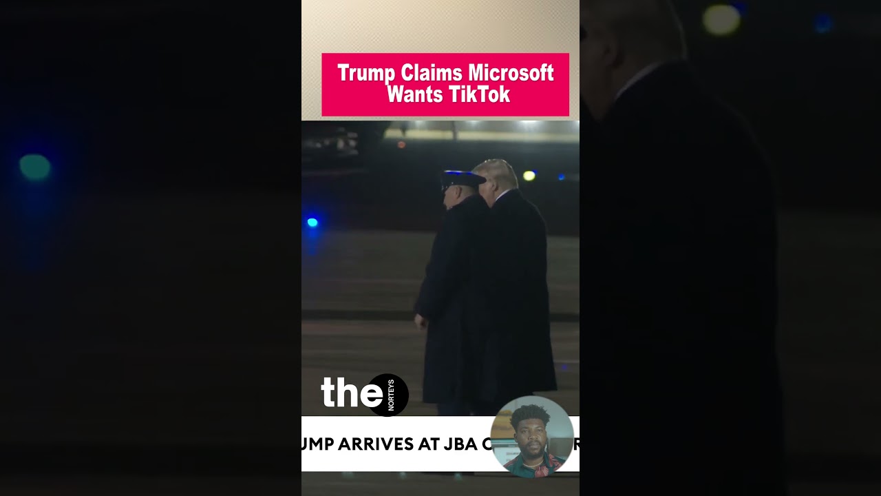 Trump Says Microsoft Is In Talks To Acquire TikTok