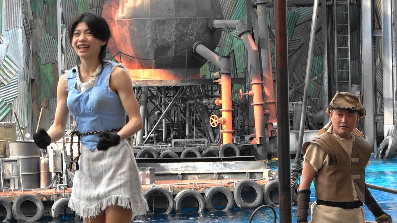 スモーカーズはゲートから登場【USJ ウォーターワールド】Universal Studios Japan WATER WORLD