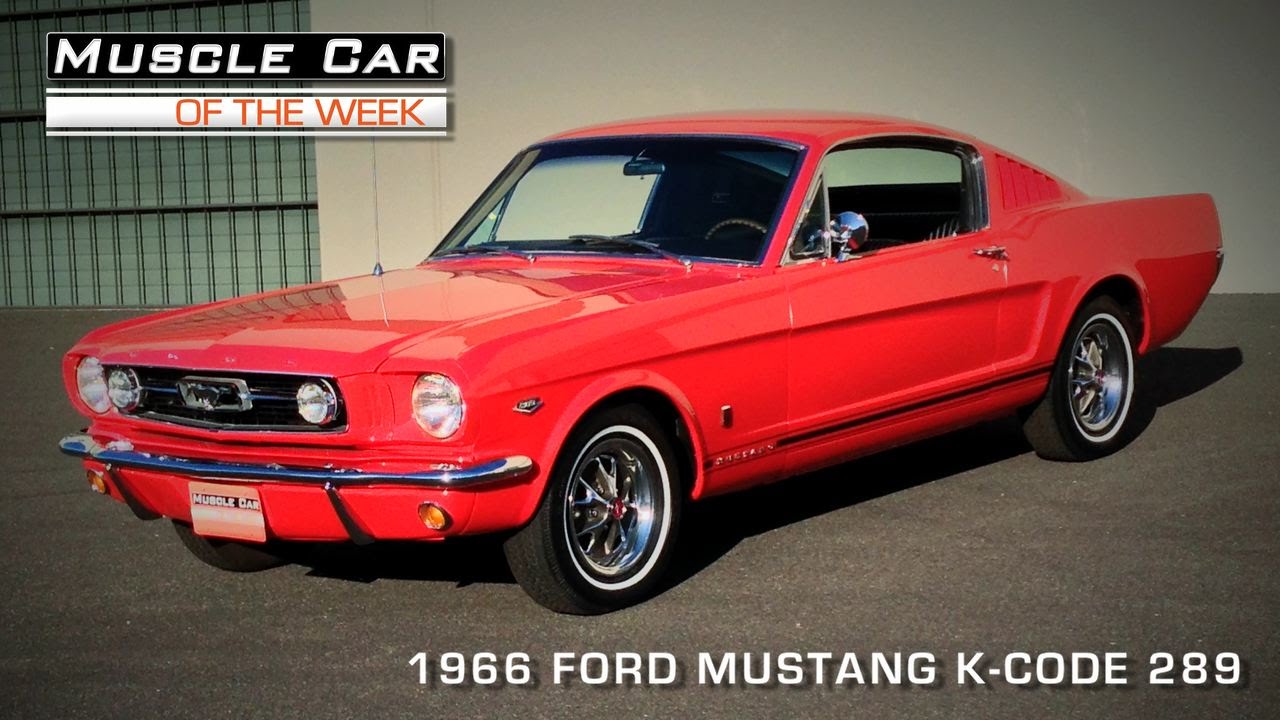 1966 Ford Mustang 289 K-Code Muscle Car Of The Week Видео № 87 Видео