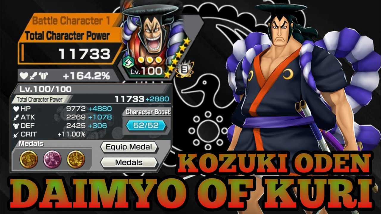 KOZUKI ODEN DAIMYO OF KURI GAMEPLAY | ONE PIECE BOUNTY RUSH | OPBR