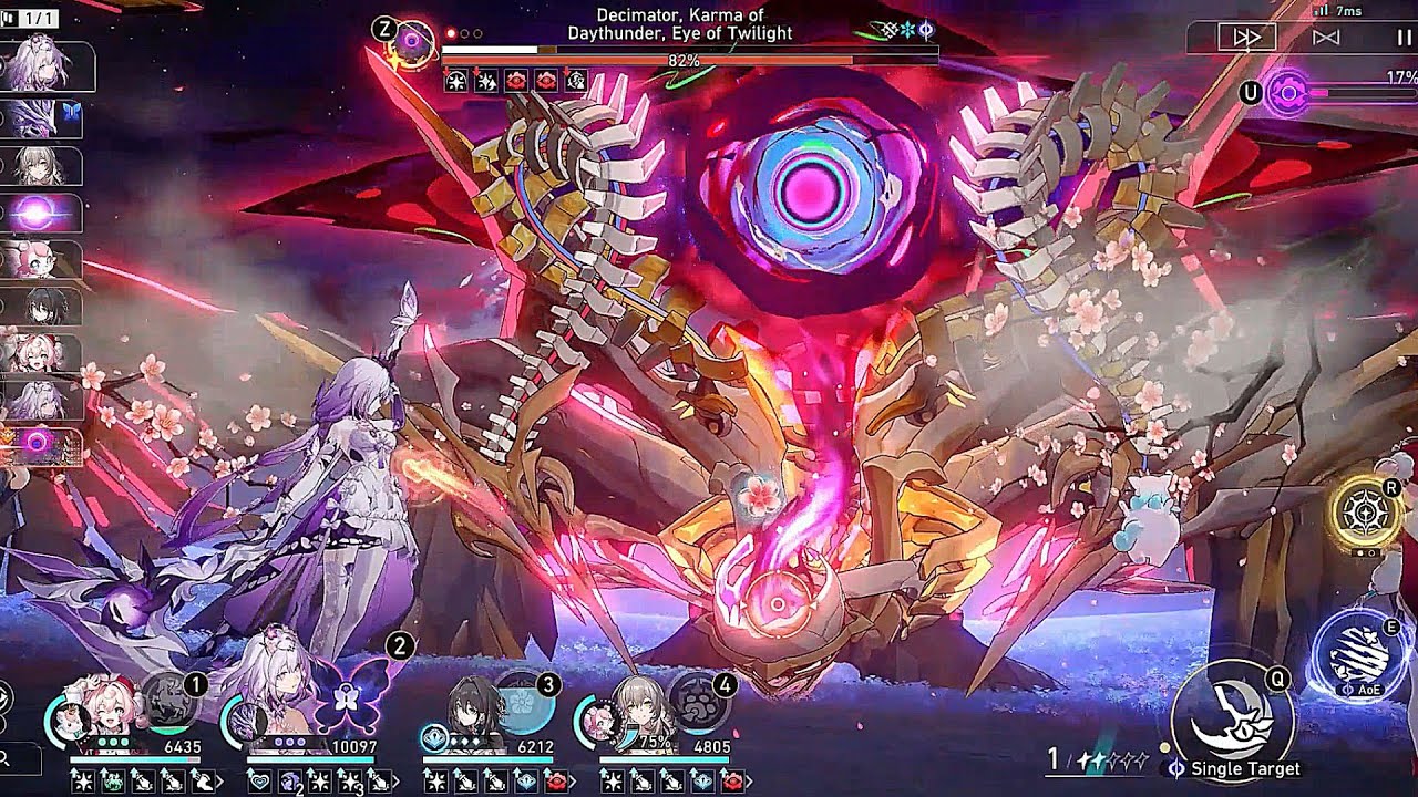 【Star Rail 3.3】E2S1 Castorice vs. Aquila – Weekly Boss Challenge! | Echo of War Gameplay