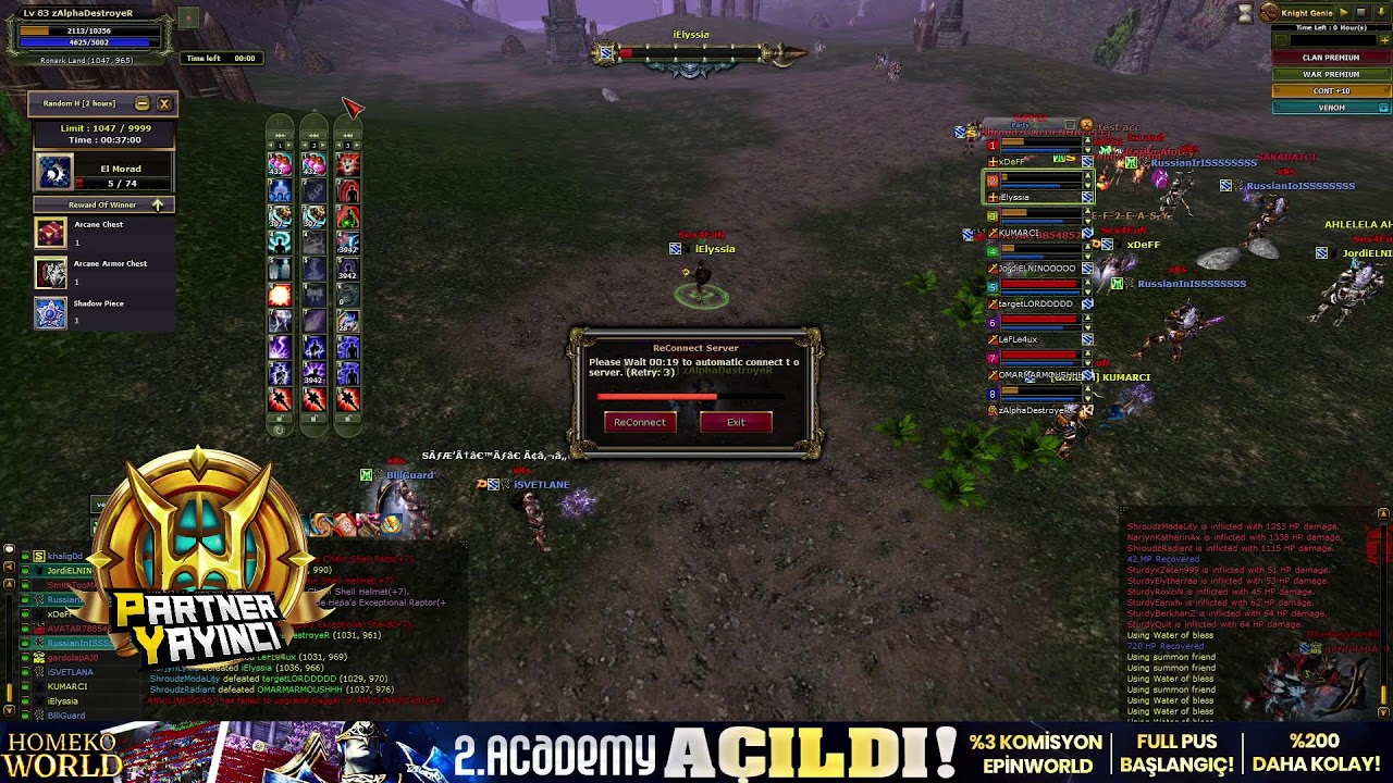 HomekoWorld ACADEMY Açıldı! | DÜNYANIN EN İYİ SERVERI | #1 PVP | #ko #Homekoworld