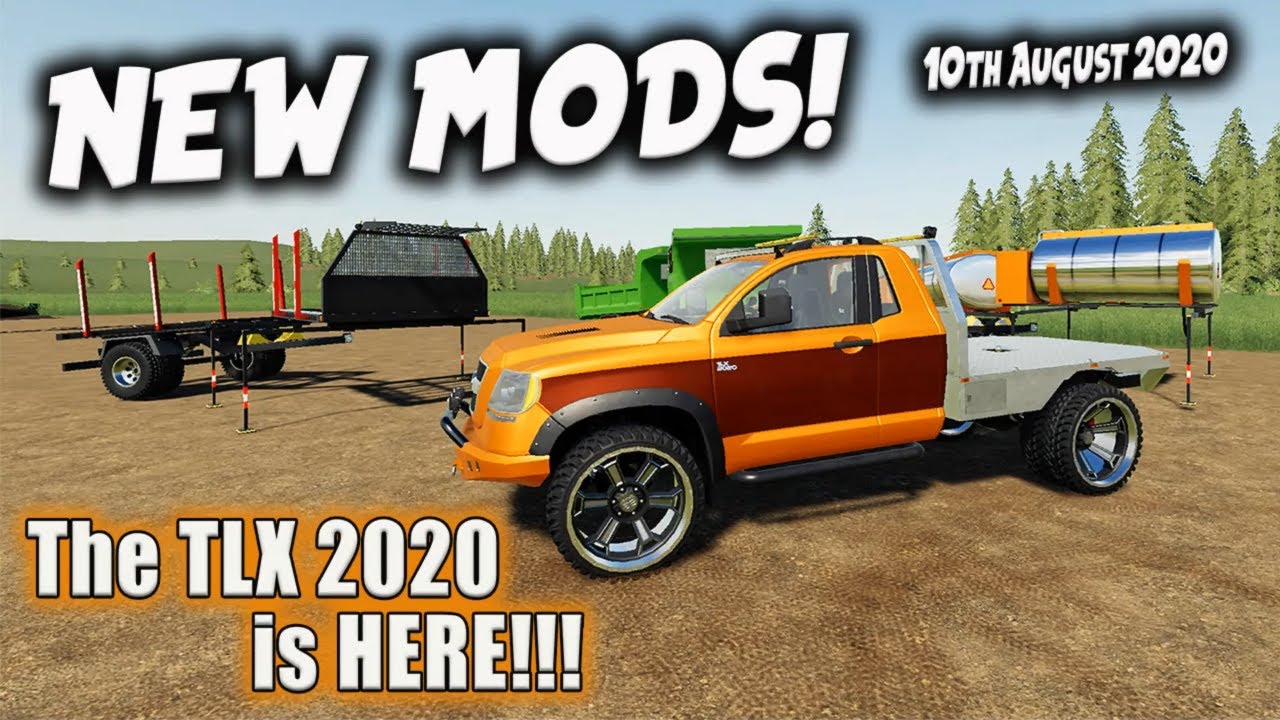 NEW MODS / The TLX 2020 is HERE! / Farming Simulator 19 PS4 FS19 (Review) 10th August 2020.