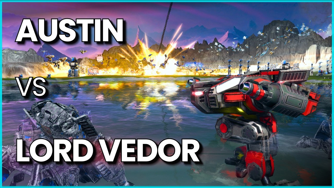 Macro vs Micro who will win? Lord Vedor vs Austin - Beyond All Reason 1v1