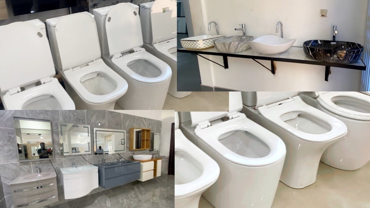 Where I buy Bathroom Sanitary Ware 🚽 🛁 in Kumasi!Building our house 🏠 in 🇬🇭|West African DecorTiles
