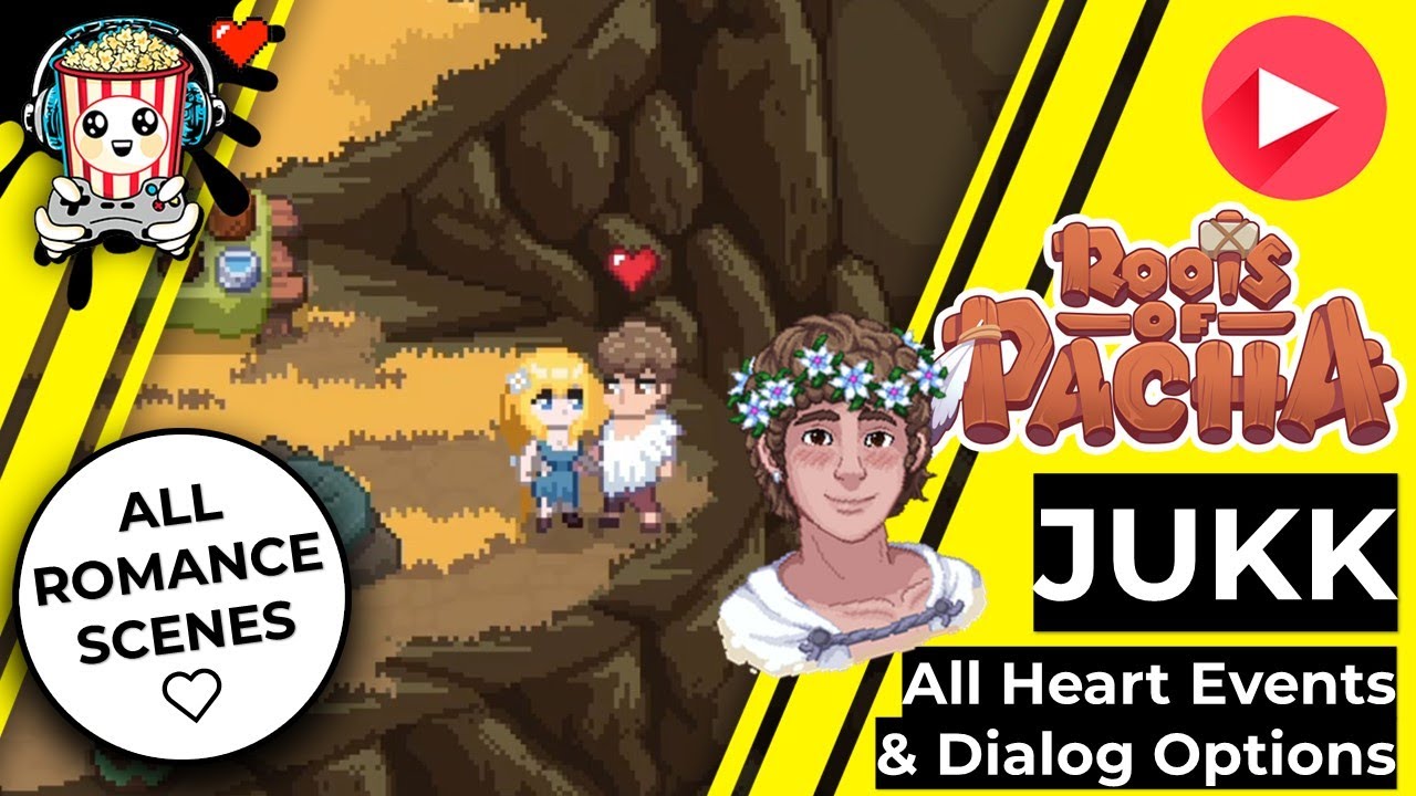 Roots of Pacha: Jukk – All Heart Events & Dialog Options (+ Breakup 💔 and Wedding Scene 💒)