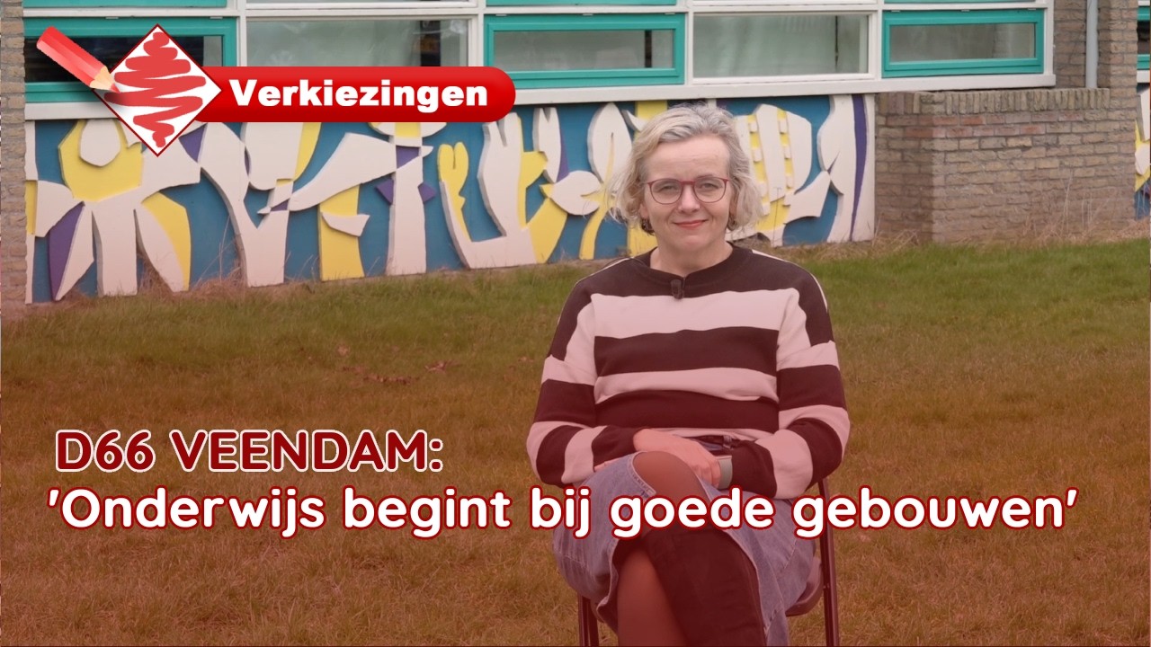 D66 Veendam: ‘Kinderen moeten in een gezonde en goede omgeving onderwijs krijgen'