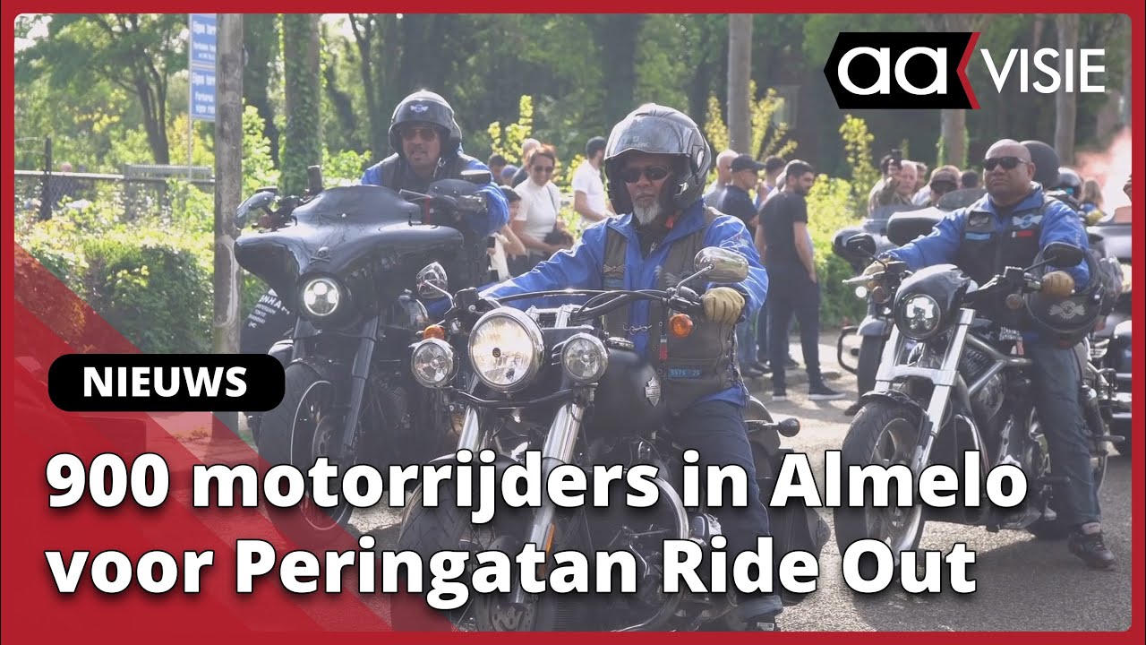900 motorrijders in Almelo voor Peringatan Ride Out