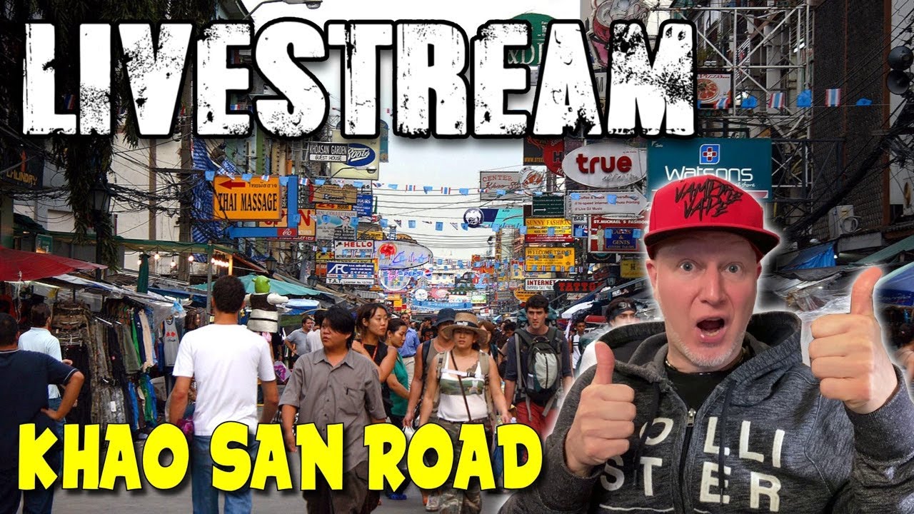 Live from Khao San Road (could be wild) / Bangkok, Thailand 🇹🇭